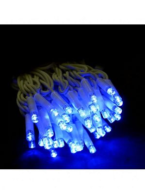  10 м м, синий 80 LED, , провод , К130-420