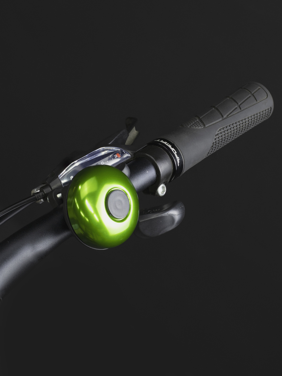 Звонок велосипедный Graffiti механический черный, зеленый 7378761g фото 8 Звонок велосипедный Graffiti механический черный, зеленый 7378761g фото 8