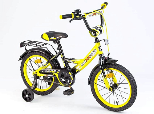 													Велосипед детский MAXXPRO MAXXPRO-N20-1 16"  желто-черный MAXXPRO-16-2 (2020) 