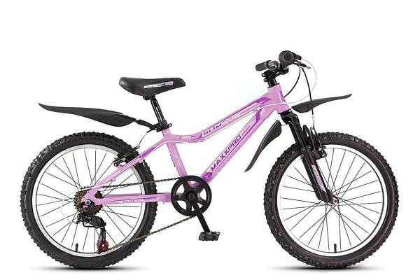 Велосипед горный MAXXPRO SLIM 20" 11" 6 ск. розово-фиолетовый Y104-H36119 