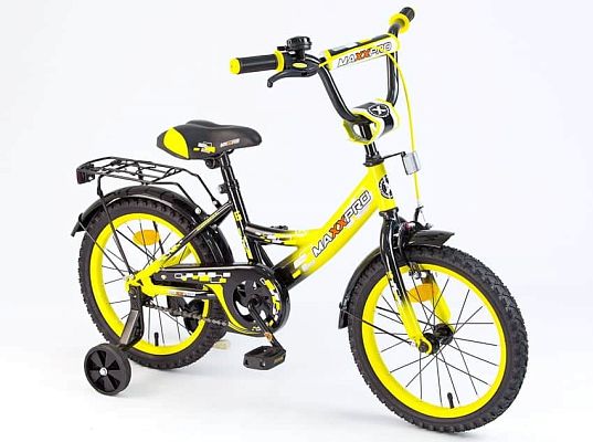 Велосипед детский MAXXPRO MAXXPRO-N20-1 16"  желто-черный MAXXPRO-16-2 (2020) 