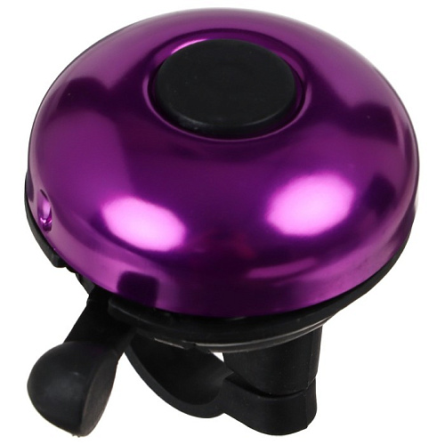 Звонок велосипедный Graffiti механический черный, фиолетовый 7378761p фото 2 Звонок велосипедный Graffiti механический черный, фиолетовый 7378761p фото 2