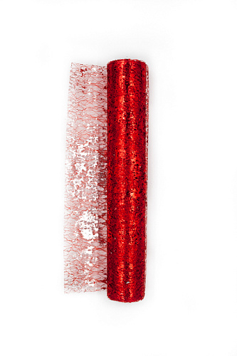 Новогодняя лента красная 5 см 9817081R Новогодняя лента красная 5 см 9817081R