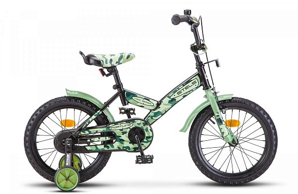 Велосипед детский  STELS Fortune 16"  Хаки/чёрный LU079527 