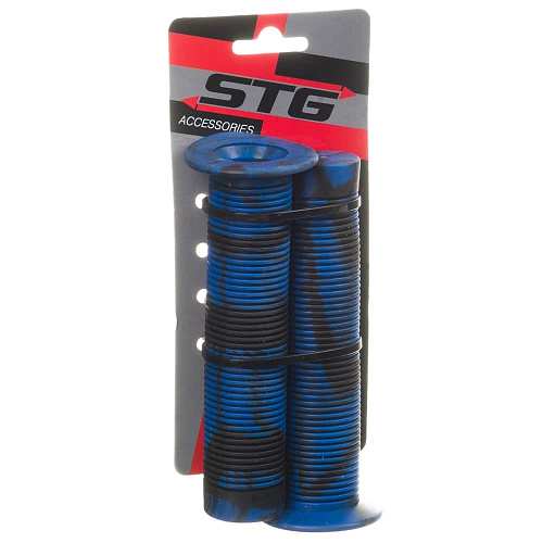 													Грипсы STG HL-G105B 135 мм сине-черные Х99086 фото 2