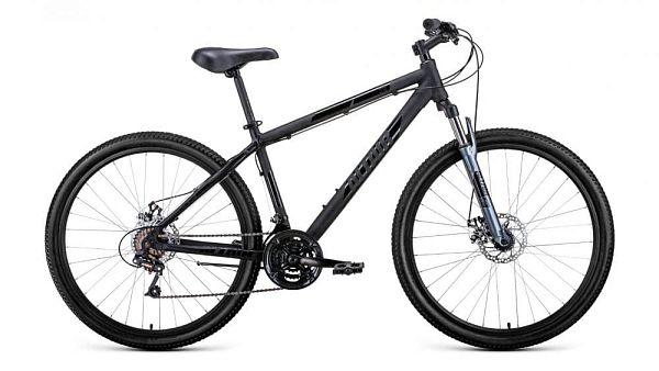 Велосипед горный ALTAIR AL 27.5 D 27.5" 15" 21 ск. черный матовый/черный RBKT1M37G003 2021