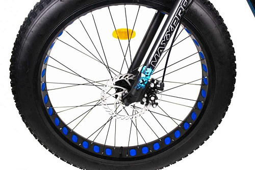 													Велосипед Fat Bike  MAXXPRO FAT Х26 LITE 26" 18" черно-синий  2019 фото 4