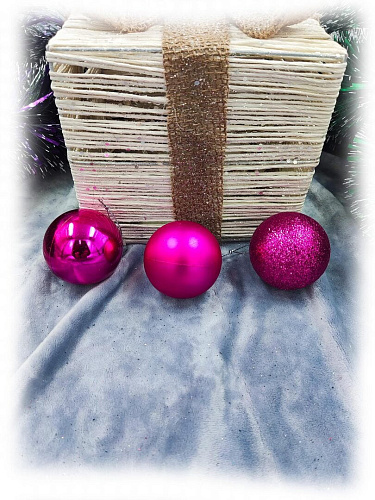 													Набор шаров 5 см 24 шт розовый WL-5024Pink фото 6